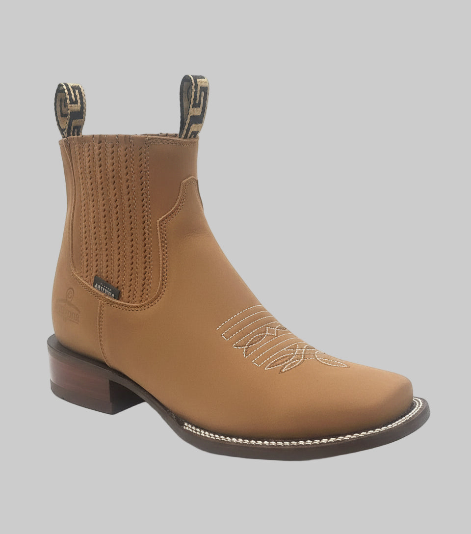 Nubuck Bordado Miel