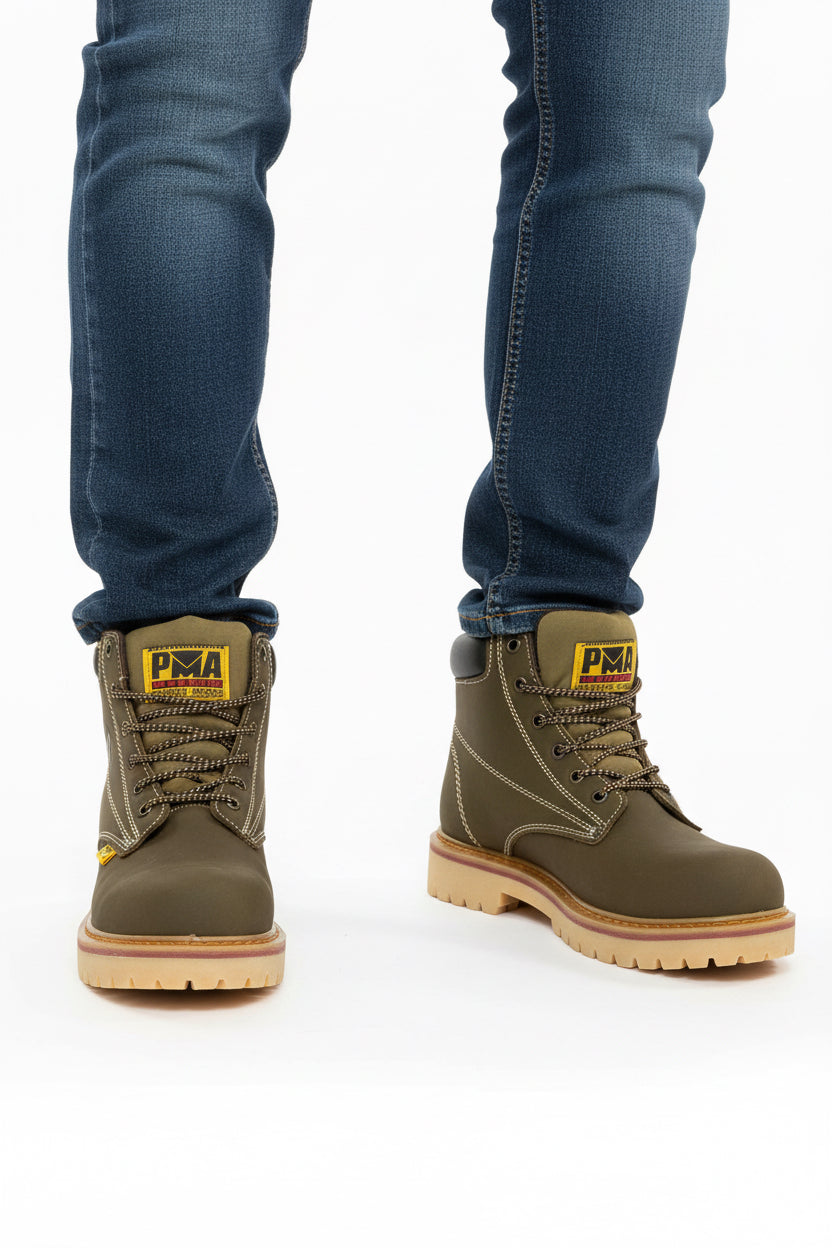 Bota Nobuck/Musgo Sin Casco