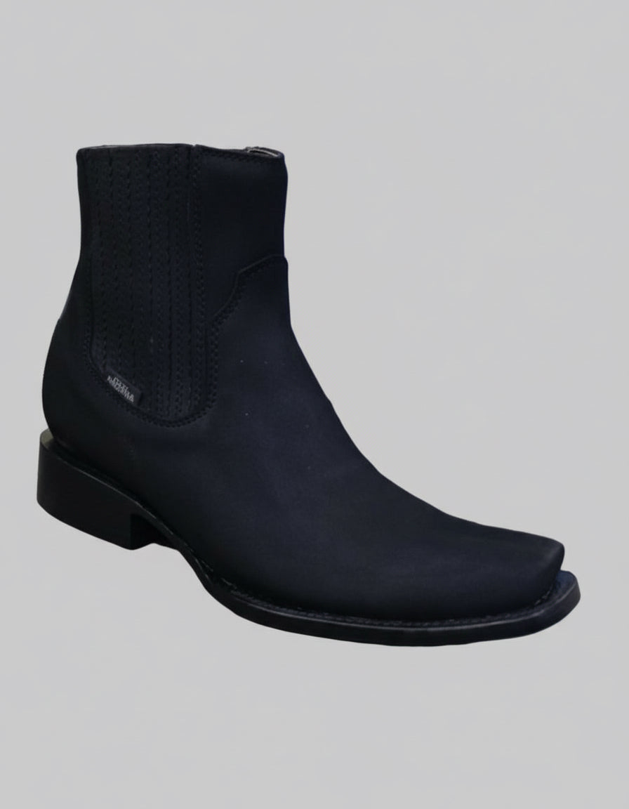 Nubuck Negro liso