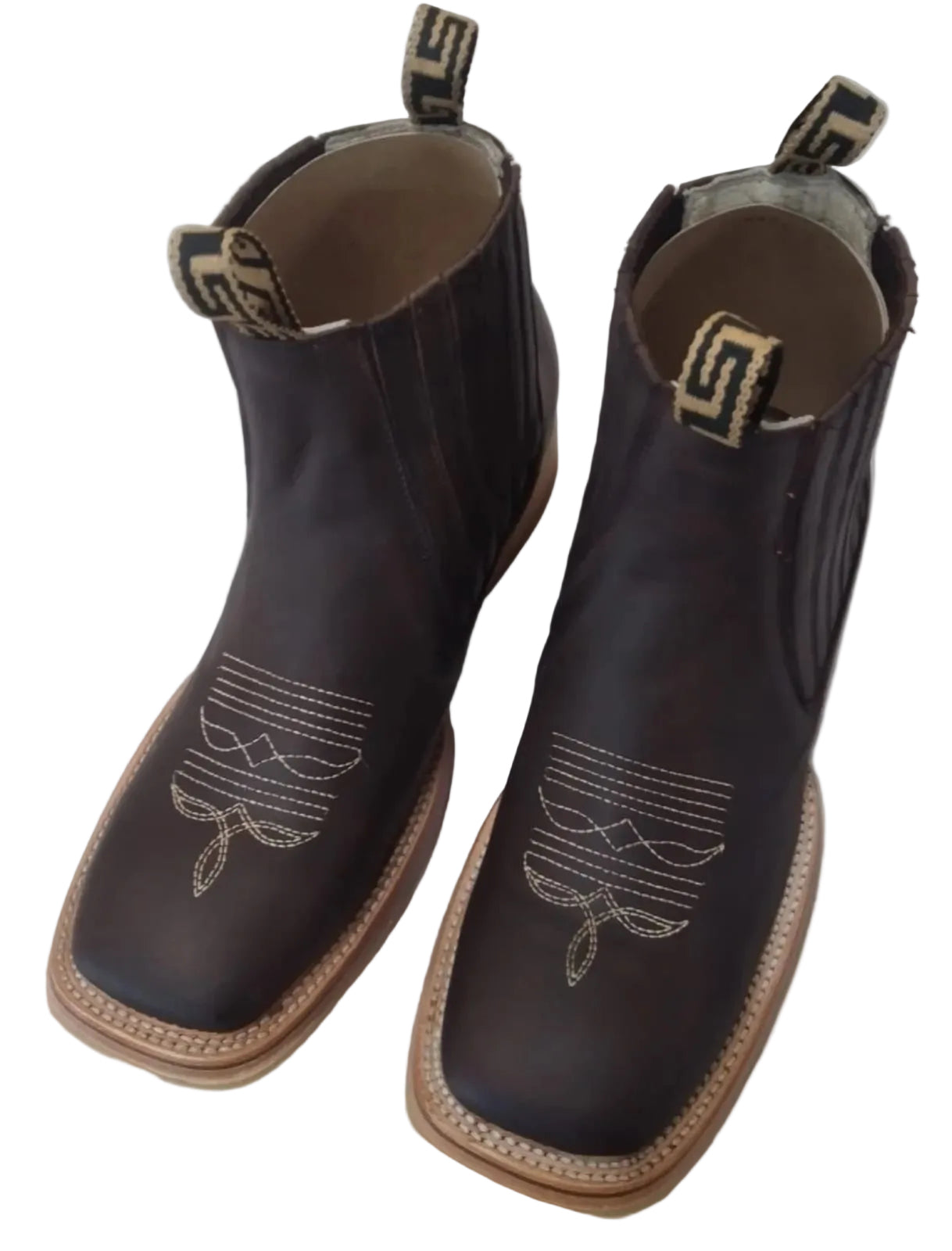 Botín Chocolate de Piel de Res