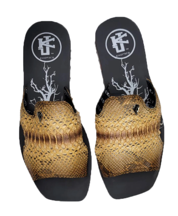 Sandalias en Piel de Pitón