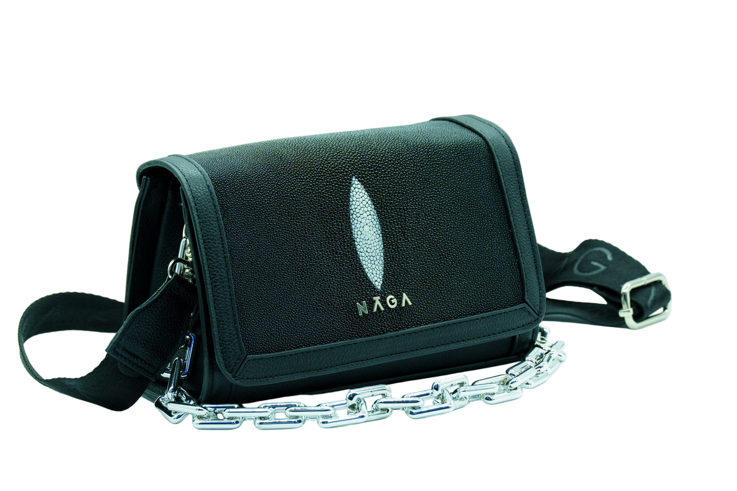 bolsa pequeña de hombro con detalles de Mantarraya