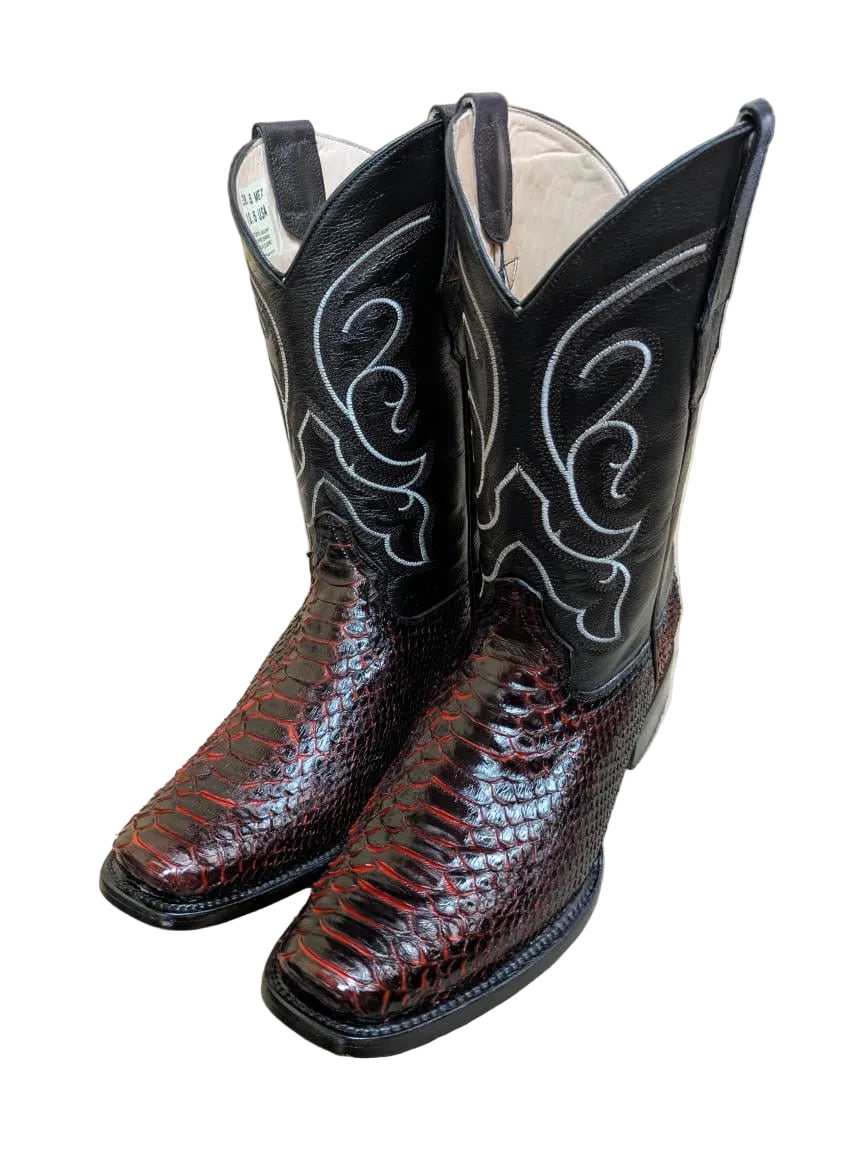 Bota Pitón Dubai Rojos