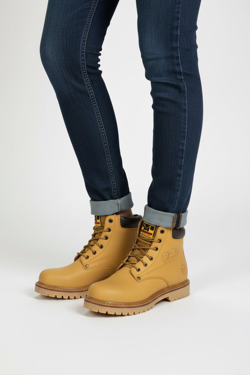 Bota Napa/Miel Sin Casco