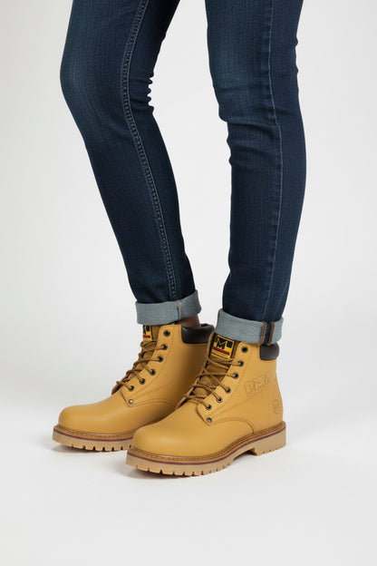 Bota Napa/Miel Sin Casco