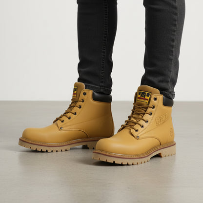 Bota Napa/Miel con Casco de Acero