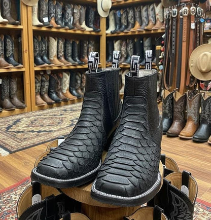 Botín Pitón Bulldog Negro