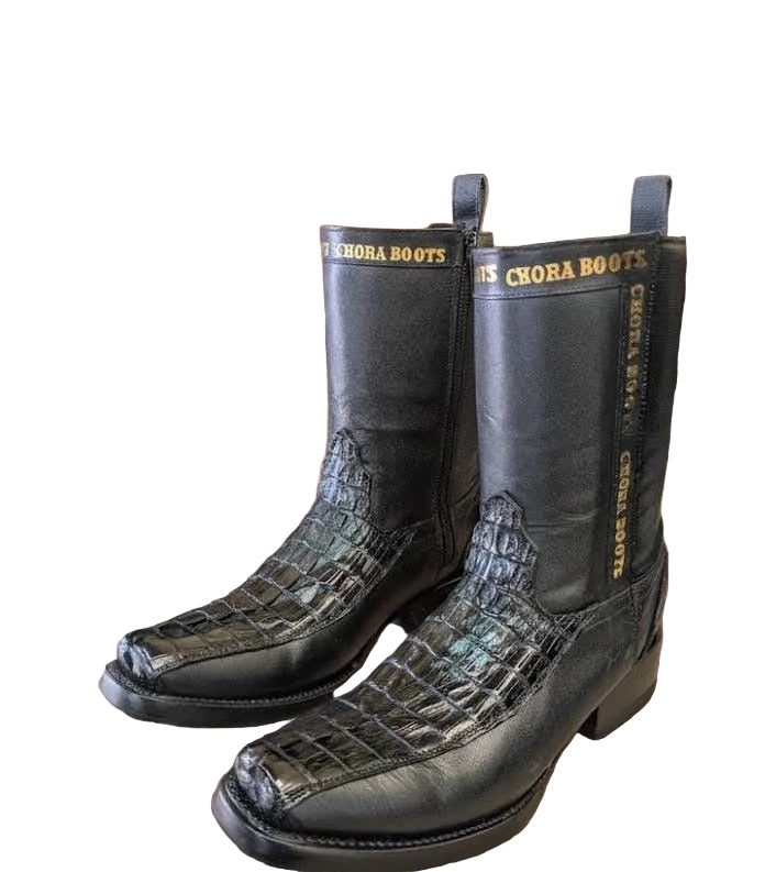 Bota Cocodrilo Dubai Negra