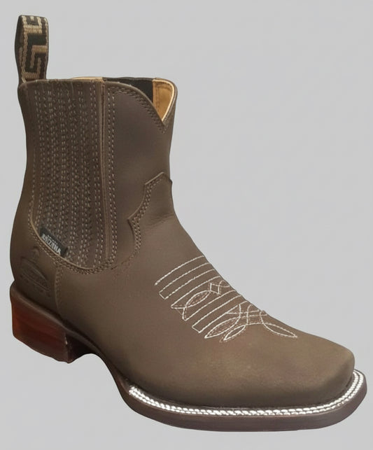 Nubuck Bordado Café