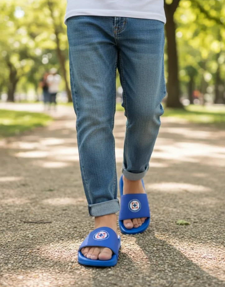 Sandalia Cruz Azul