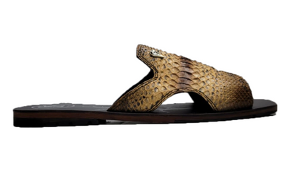 Sandalias en Piel de Pitón