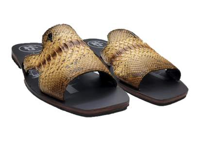 Sandalias en Piel de Pitón