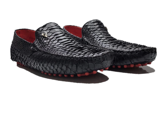 Mocasin Lagarto Negro