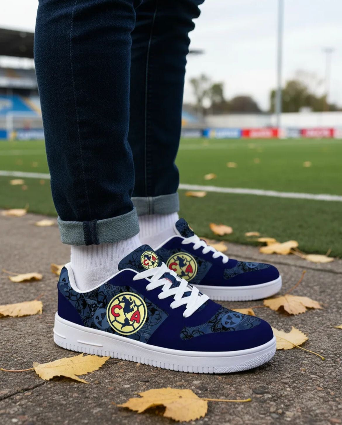 ONE AMÉRICA AZUL CON BLANCO