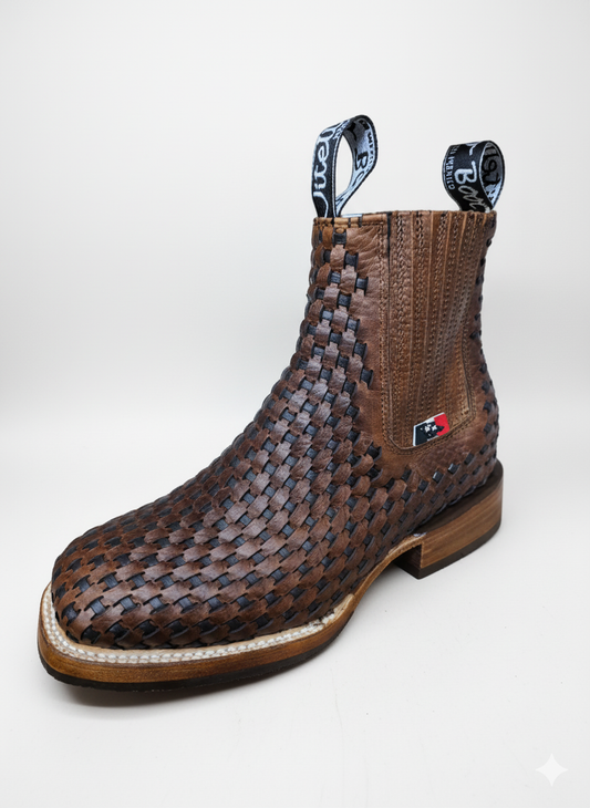 Modelo Botin petatillo Tabaco