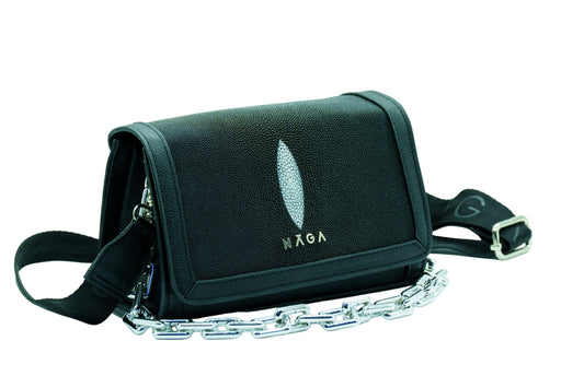 bolsa pequeña de hombro con detalles de Mantarraya