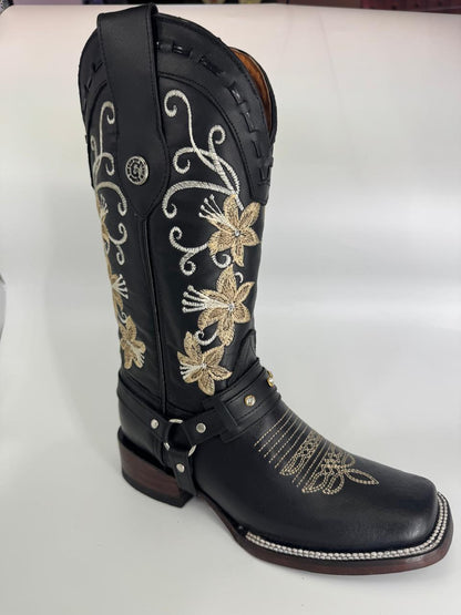 Bota Copete de Flores